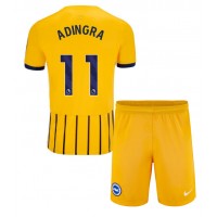 Brighton Simon Adingra #11 Vonkajší Detský futbalový dres 2024-25 Krátky Rukáv (+ trenírky)